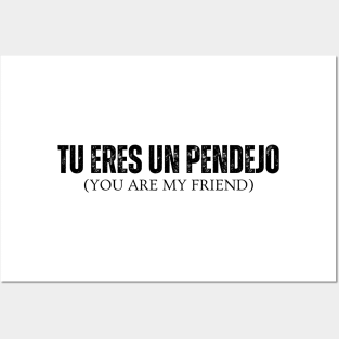 Tu Eres Un Pendejo You Are My Friend Posters and Art